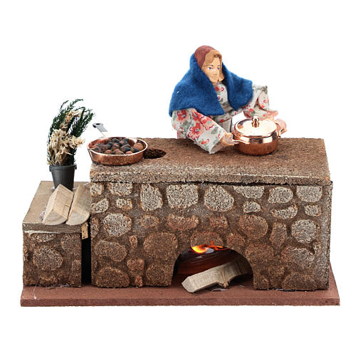 Moving cook, for 12 cm nativity 1