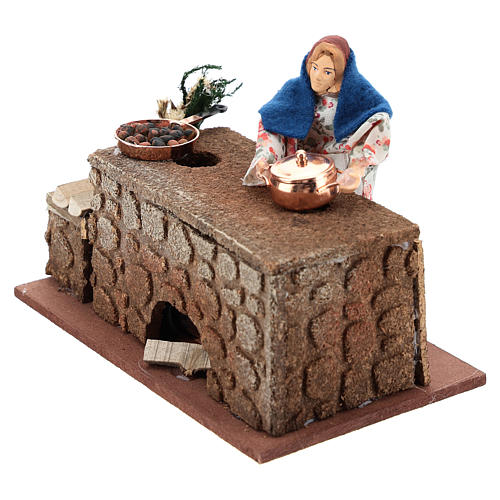 Moving cook, for 12 cm nativity 2