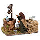 Woman at the water well moving, 10x10x15 cm, for 10 cm Neapolitan nativity s2