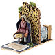 Moving farmer with sifter for Neapolitan Nativity Scene 7 cm s2