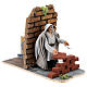 Bricklayer, animated 7 cm Neapolitan nativity s3