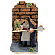 Moving baker for Neapolitan Nativity Scene 7 cm s1
