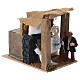 Shepherd with bags of flour, animated 8 cm Neapolitan nativity s3