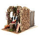 Moving figurine for Neapolitan Nativity scene, butcher 8 cm s3