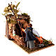 Moving man roasting a pig for Nativity Scene 8 cm s3