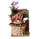 Woman cooking artichokes, animated nativity figure 10 cm s1