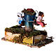 Jardim com brinquedo e crianças cenário para presépio com figuras altura média 10-12 cm, medidas: 15x12x12,5 cm s2