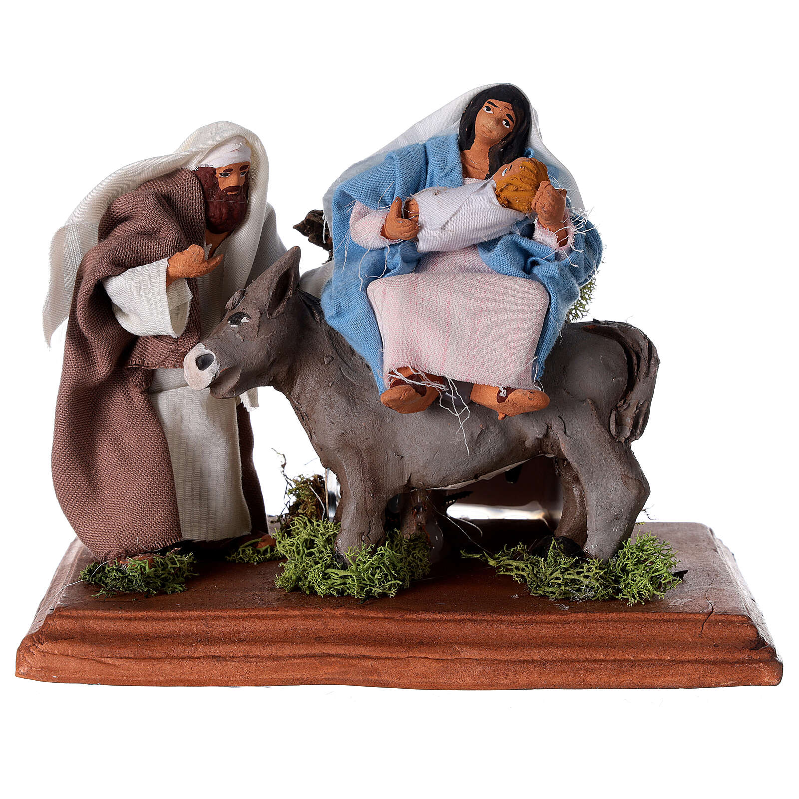Holy Family with donkey statue 20x15x15 cm nativity 12 cm online