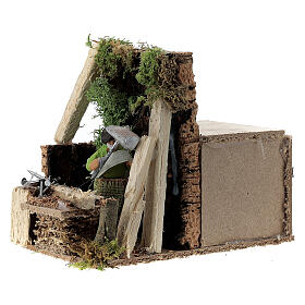Falegname movimento presepe 4 cm terracotta 