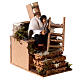 Craftsman with ladders, animated figurine for Nativity Scene with characters of 10 cm, 20x10x15 cm s3