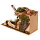 Bûcheron avec mouvement arbre crèche 12 cm s3