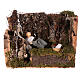 Animated Washerwoman at the spring, 10 cm Nativity Scene, 20x30x20 cm s1