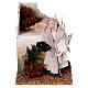 Moving Arabian beggar nativity scene 12 cm 15x10x10 cm s1