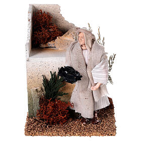 Arab beggar figurine 12 cm nativity 15x10x10 cm
