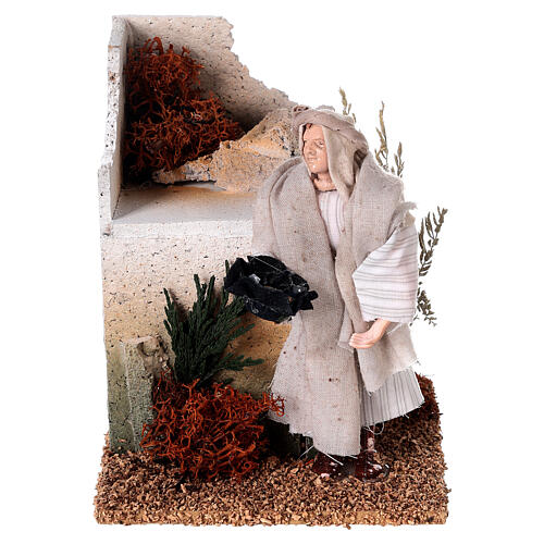 Arab beggar figurine 12 cm nativity 15x10x10 cm 1