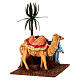 Camel with camel driver with movement for nativity scene 12 cm 25x20x15 cm s3