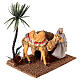 Cammello cammelliere movimento presepe 12 cm 25x20x15 cm s3
