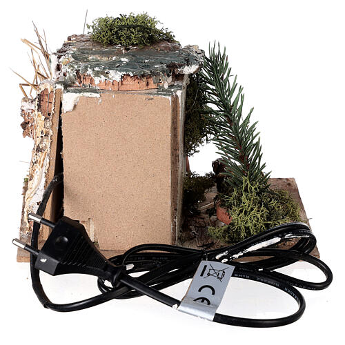 Donna con bimbo e cane presepe Moranduzzo movimento 10 cm 5