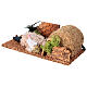 Dormiente in movimento con fieno presepe 12 cm s3