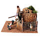 Woman in a chicken coop in movement, 12 cm nativity scene s3