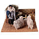 Pasterz w owczarni - figurka ruchoma do szopki 12 cm s1