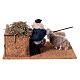 Animated Shepherd in a sheepfold, 12 cm nativity scene s4