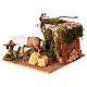 Asino in movimento presepe stalla 10 cm 15x20x20 cm s3