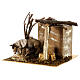 Animated donkey figurine nativity stable 10 cm 15x20x20 cm s2