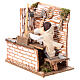 Carpenter with moving drill 15x15x10 cm for 10 cm nativity scenes s2