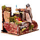 Woman cooking polenta, animated character for 12 cm Nativity Scene, 10x15x10 cm s3