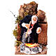 Hombre calentándose las manos belén 8 cm movimiento 10x15x10 cm s1