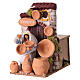 Vendeuse d'objets en terre cuite avec mouvement crèche 10 cm 10x10x15 cm s2