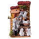 Venditore di baccalà con movimento presepe 10 cm 15x10x15 cm s1