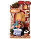 Animated coffee seller 10 cm terracotta nativity scene 10x15x15 cm s1