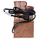 Venditore di legna con movimento presepe 10 cm 10x15x15 cm s4