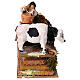 Animated milker, 10x15x15 cm, for 8 cm terracotta Nativity Scene s1