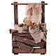 Banchetto semi e legumi presepe napoletano 10-12 cm terracotta s1