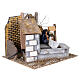 Lavandaia movimento 20x24x21 cm con fontana funzionante presepe 12 cm s4