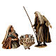 Christi Geburt, Figurengruppe, für 30 cm Krippe von Angela Tripi, Terrakotta s1