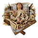 Christi Geburt, Figurengruppe, für 30 cm Krippe von Angela Tripi, Terrakotta s2