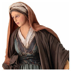 Frau mit Körben, für 30 cm Krippe von Angela Tripi, Terrakotta