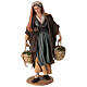 Donna con cesti 30 cm Angela Tripi terracotta s1