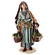 Donna con cesti 30 cm Angela Tripi terracotta s1