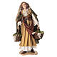 Nativity scene figurine, woman with baskets 30 cm, Angela Tripi s1