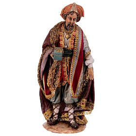 Heiliger König, für 30 cm Krippe von Angela Tripi, Terrakotta