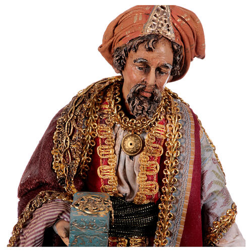 Re Magio bianco 30 cm Angela Tripi terracotta 4