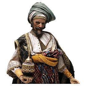 Angela Tripi Nativity scene: Nativity scene figurine, king Melchior 30 cm, Angela Tripi