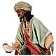 Nativity scene figurine, black wise king 30 cm, Angela Tripi s4