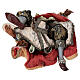 Roi Mage noir crèche terre cuite Angela Tripi 30 cm s10