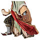 Nativity scene figurine, black wise king 30 cm, Angela Tripi s6